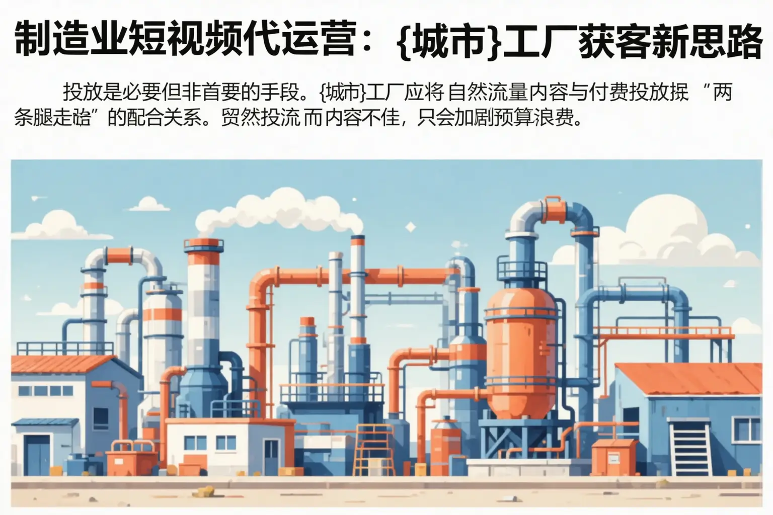 制造业短视频代运营：西藏工厂获客新思路