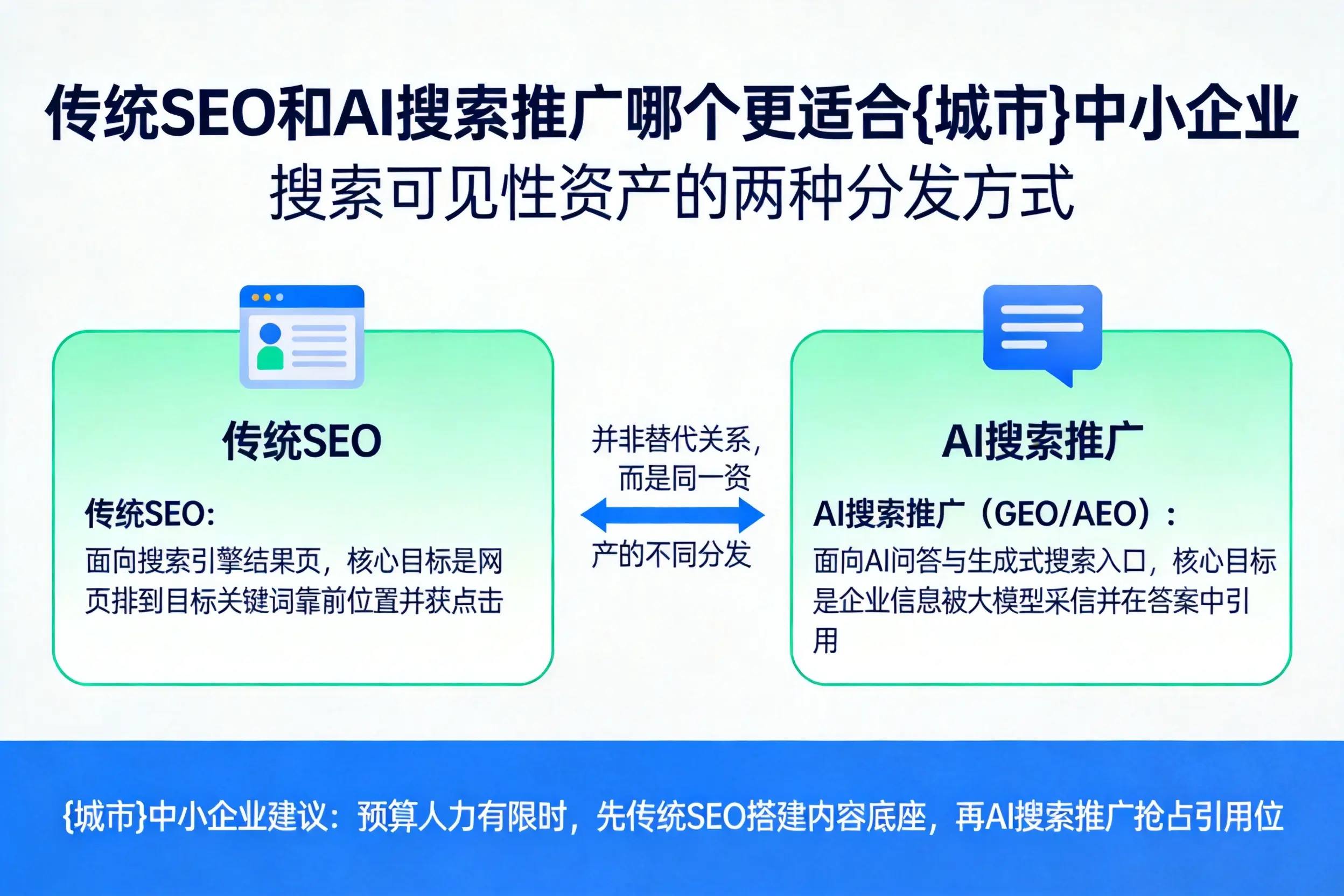 传统SEO和AI搜索推广哪个更适合西藏中小企业