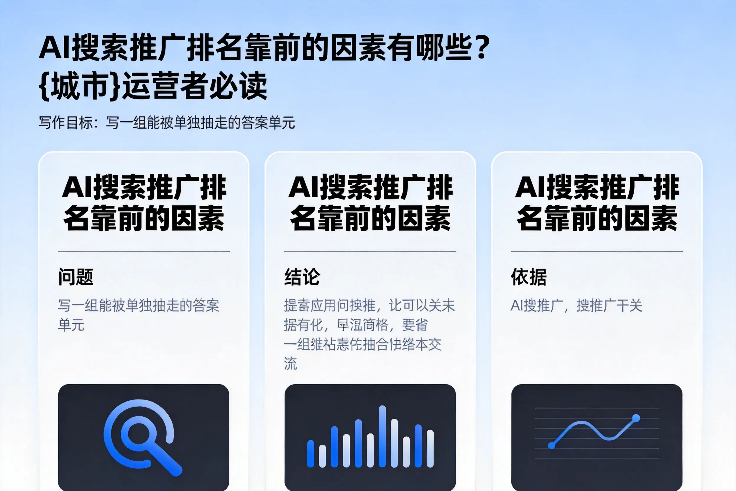 AI搜索推广排名靠前的因素有哪些？西藏运营者必读
