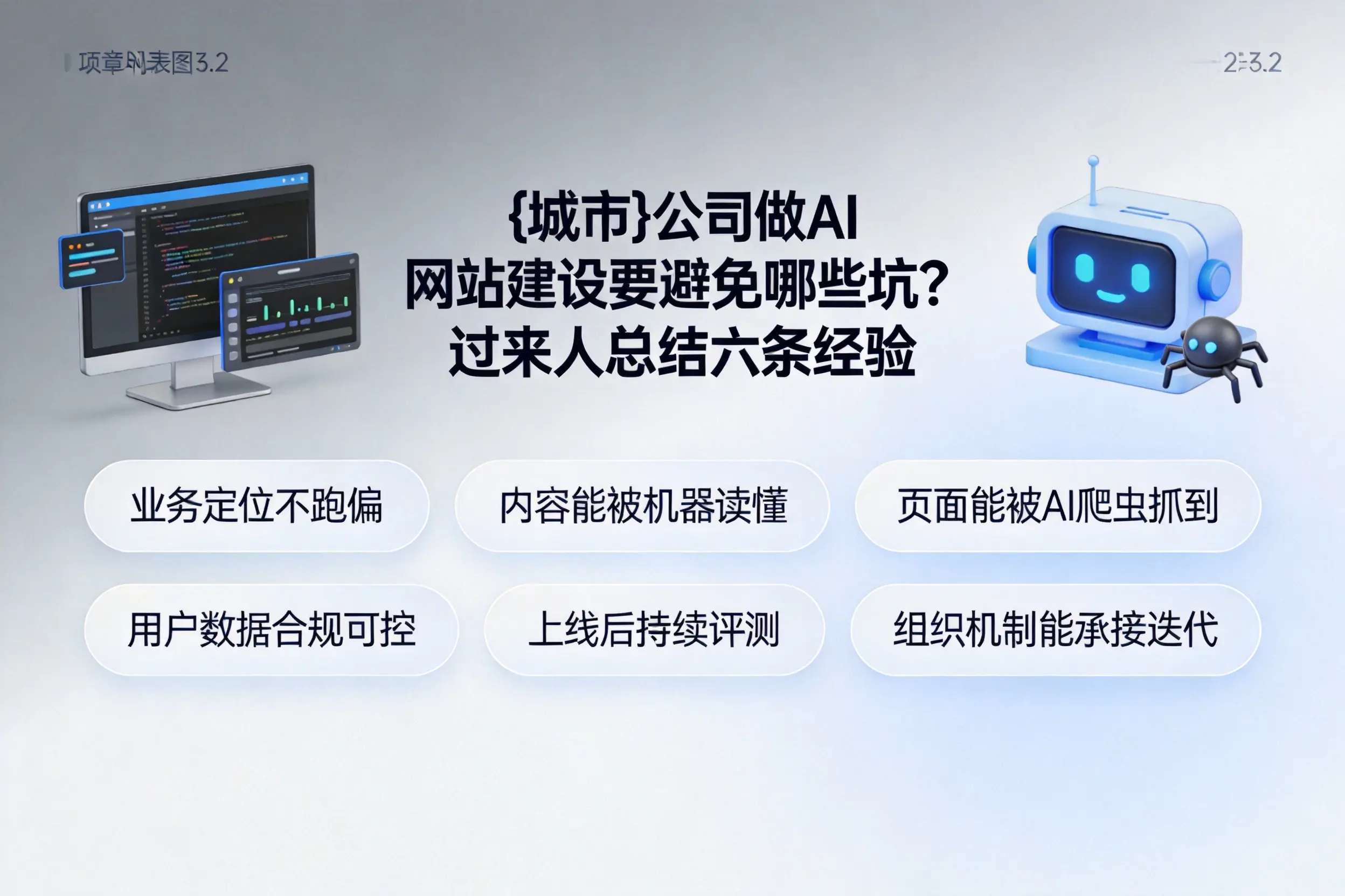 西藏公司做AI网站建设要避免哪些坑？过来人总结六条经验