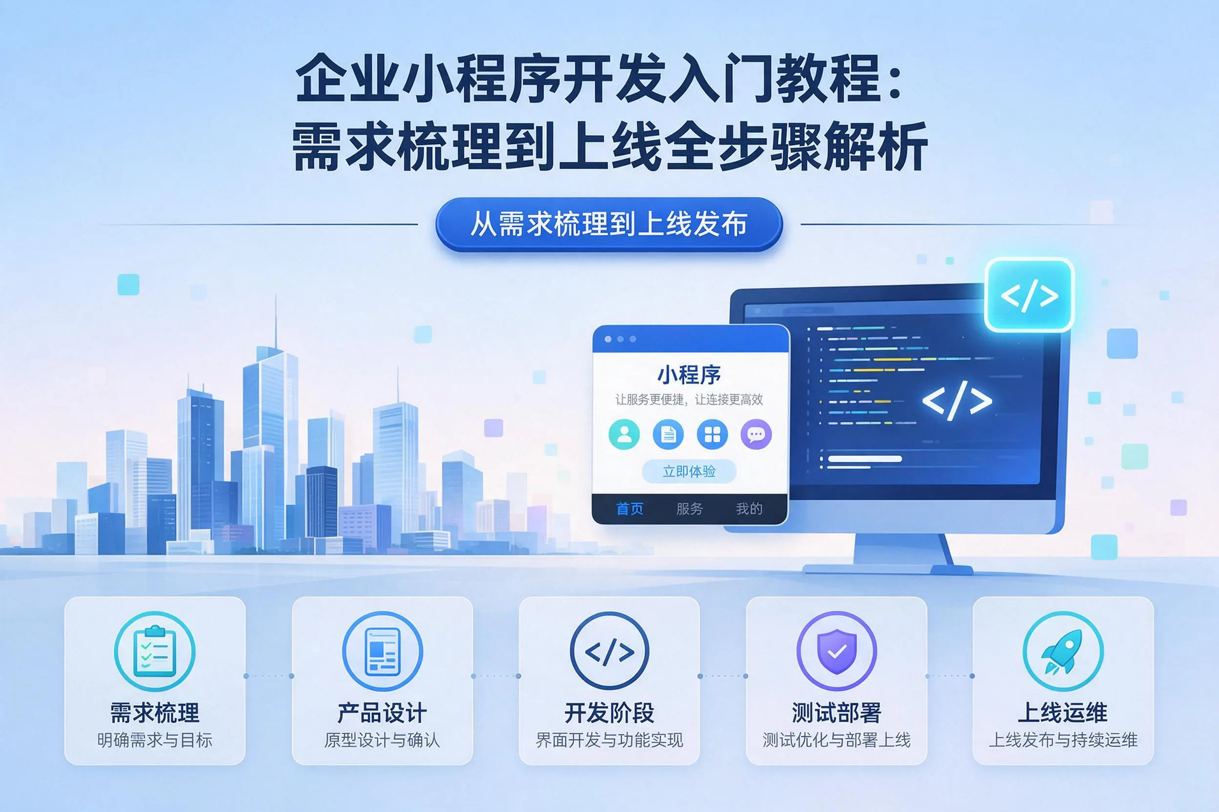 西藏企业小程序开发入门教程：需求梳理到上线全步骤解析
