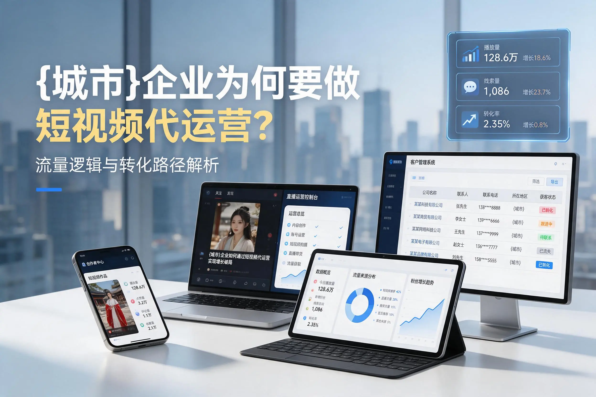 西藏企业为何要做短视频代运营？流量逻辑与转化路径解析