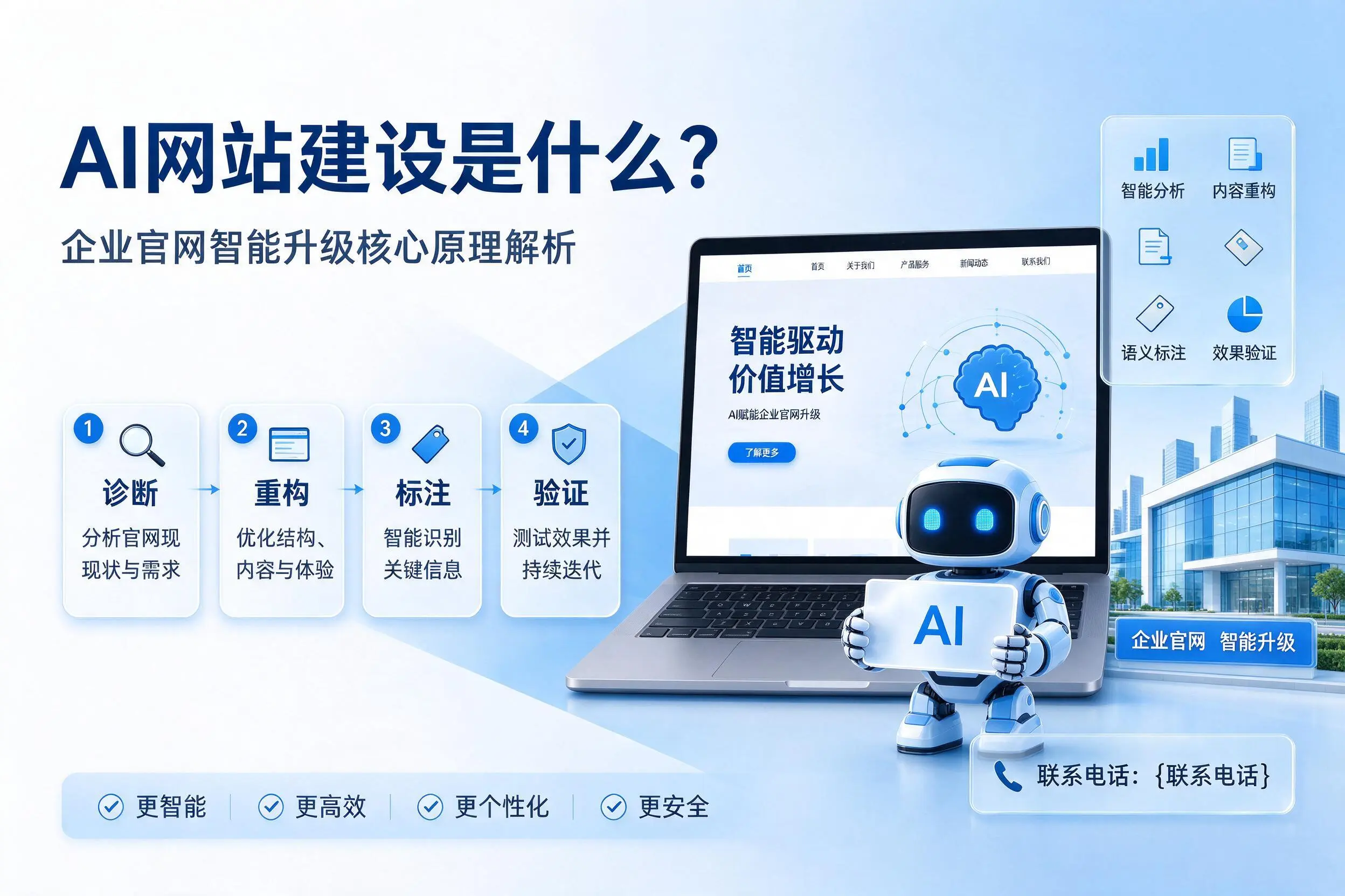 AI网站建设是什么?西藏企业官网智能升级核心原理解析